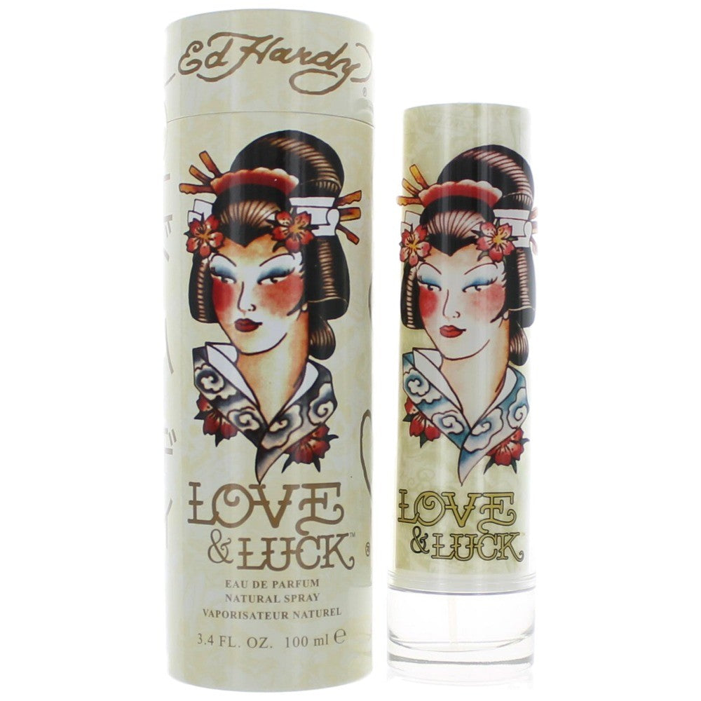Ed Hardy Love & Luck by Christian Audigier 3.4 oz Eau de Parfum Spray Perfume for Women