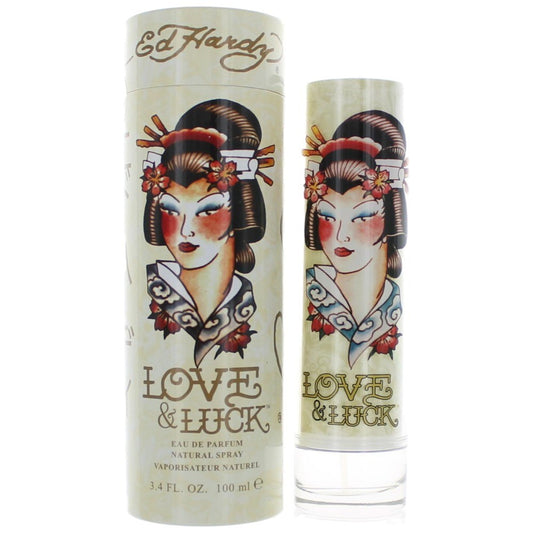 Ed Hardy Love & Luck by Christian Audigier 3.4 oz Eau de Parfum Spray Perfume for Women