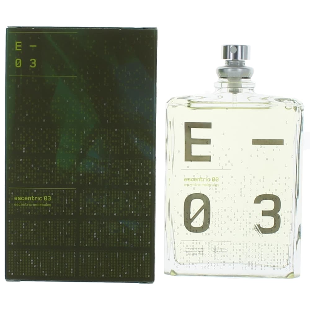 Escentric 03 by Escentric Molecules 3.5 oz Eau de Toilette Spray Perfume for Unisex