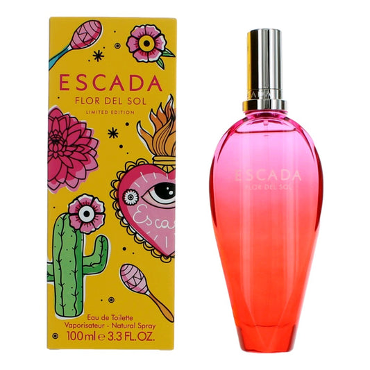 Flor Del Sol by Escada 3.3 oz Eau de Toilette Spray Perfume for Women