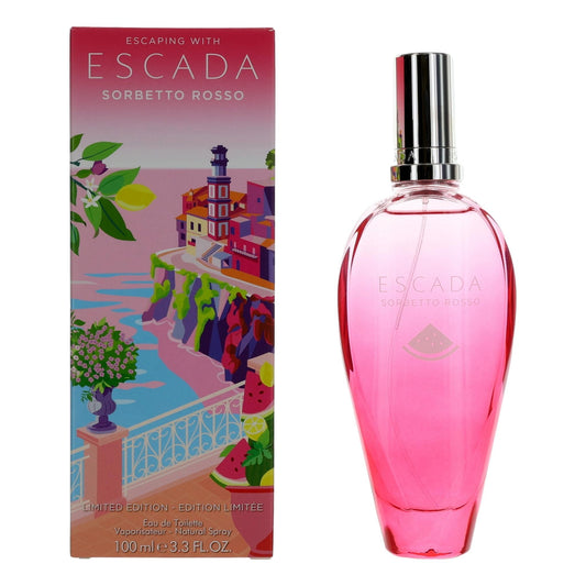 Escada Sorbetto Rosso by Escada 3.3 oz Eau de Toilette Spray Perfume for Women Limited Edition