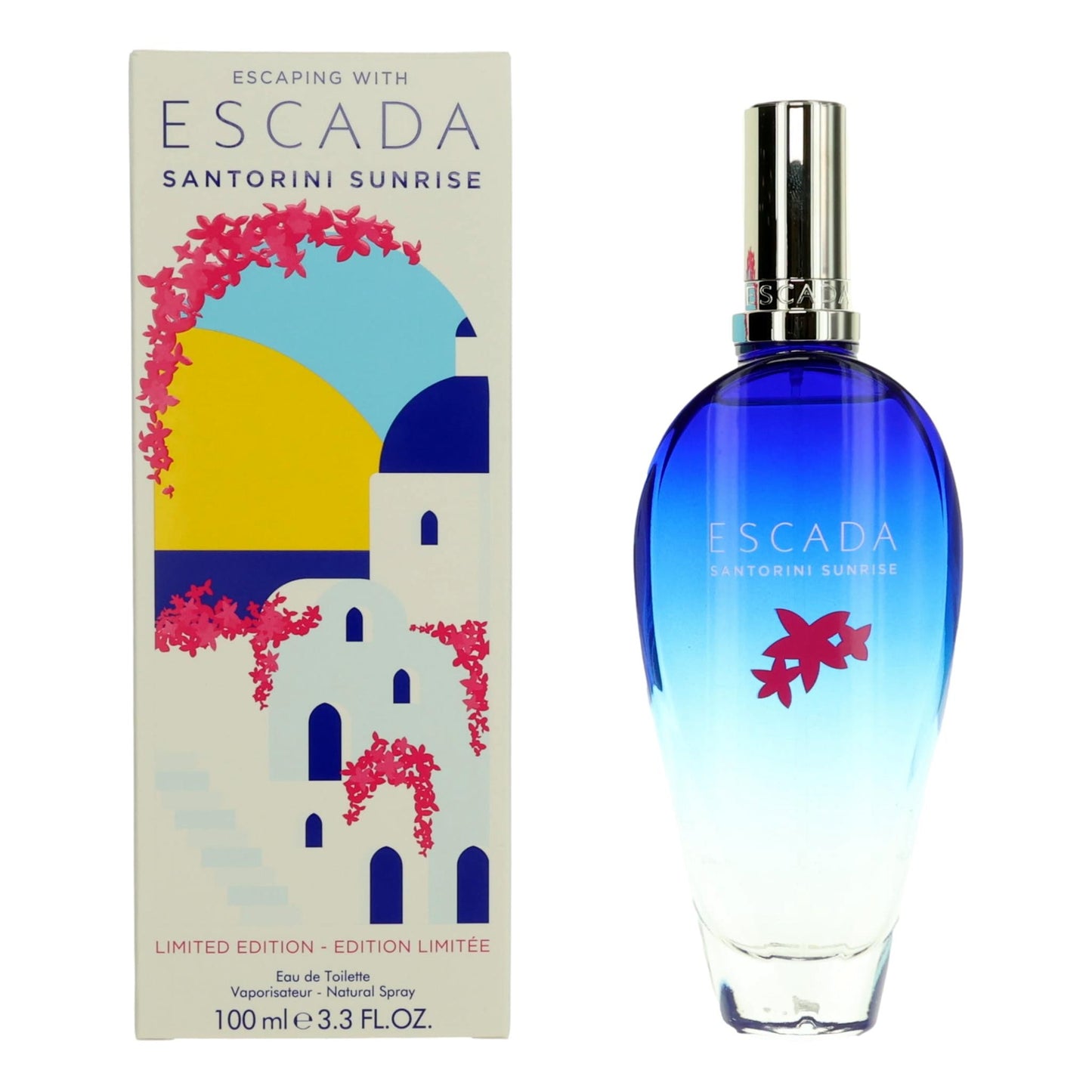 Escaping with Escada Santorini Sunrise by Escada 3.3 oz Eau de Toilette Spray Perfume for Women