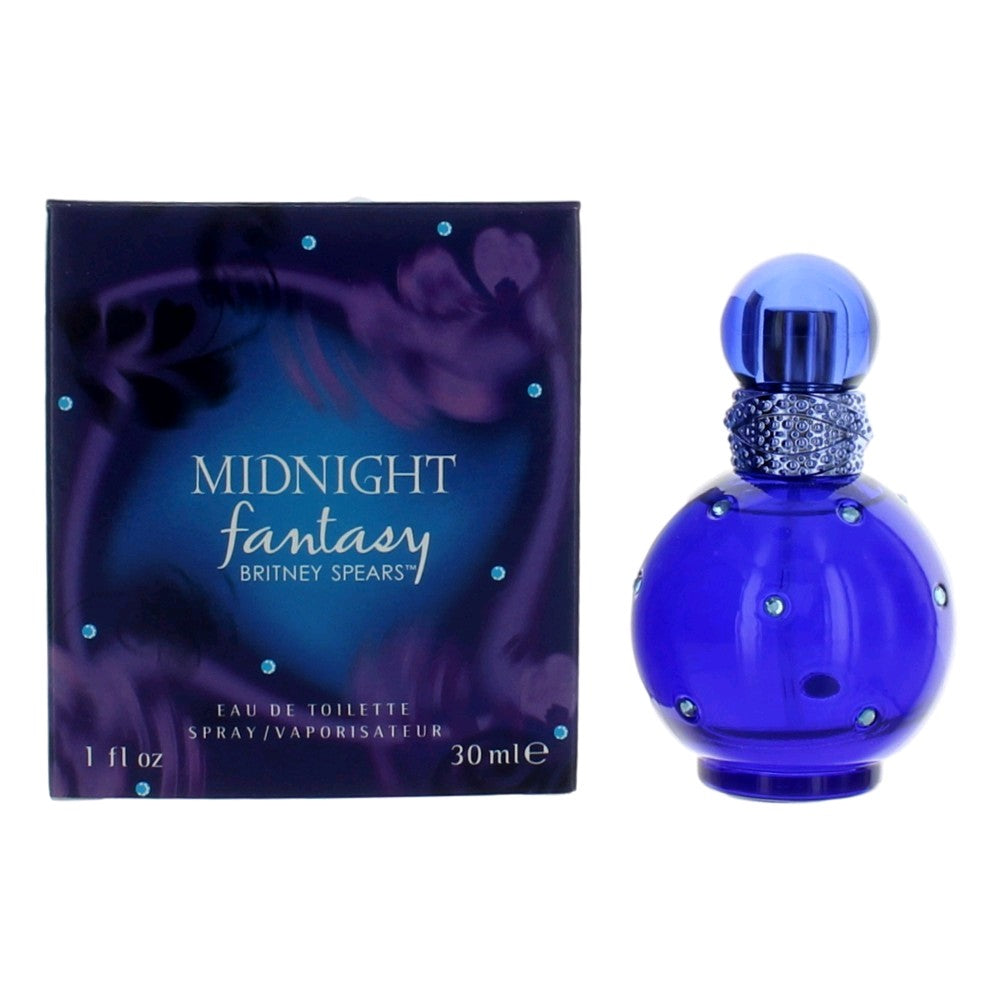 Fantasy Midnight by Britney Spears 1 oz Eau de Toilette Spray Perfume for Women
