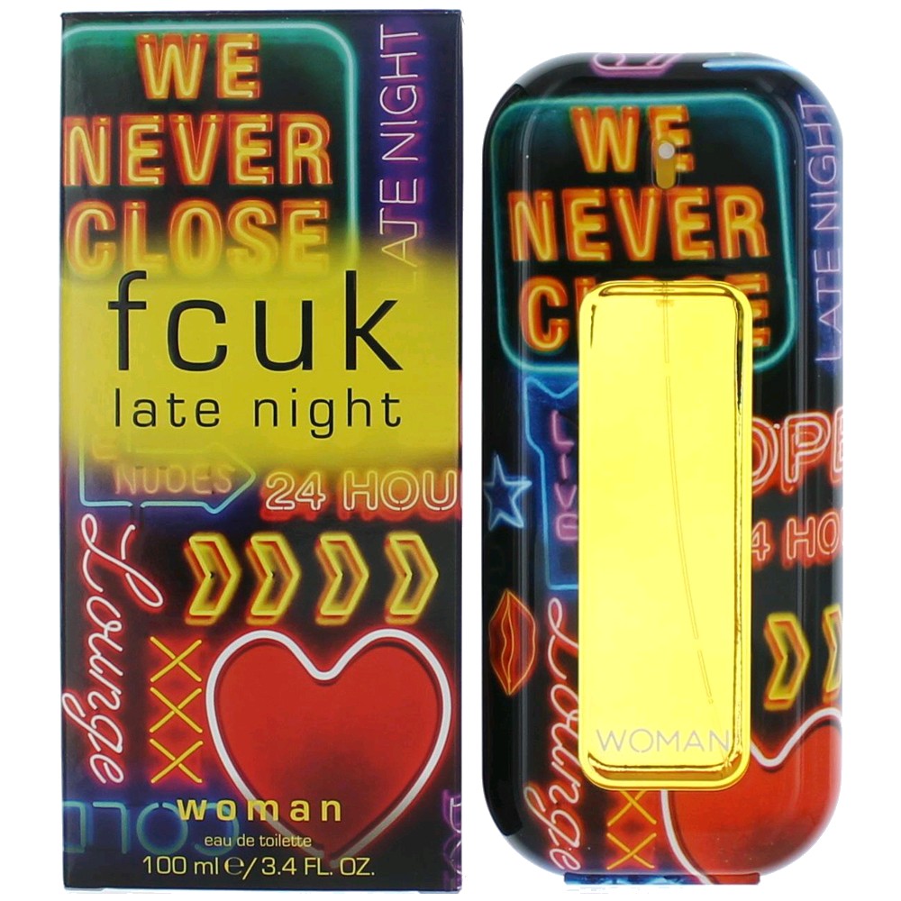 FCUK Late Night by French Connection 3.4 oz Eau de Toilette Spray Perfume for Women