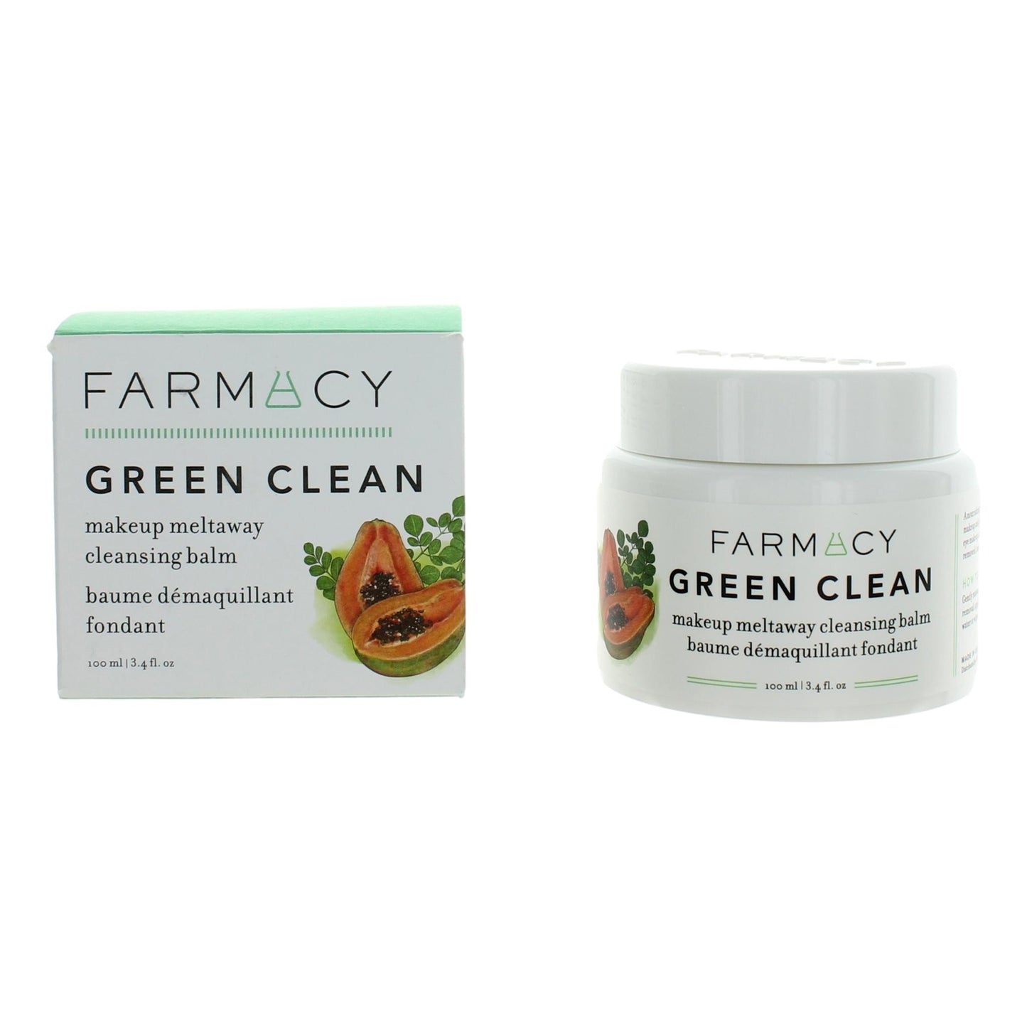 Farmacy Green Clean by Farmacy 3.4 oz Makeup Meltaway Cleansing Balm 0.