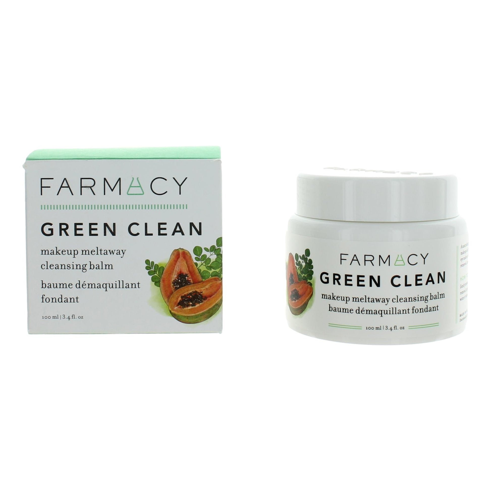 Farmacy Green Clean by Farmacy 3.4 oz Makeup Meltaway Cleansing Balm 0.