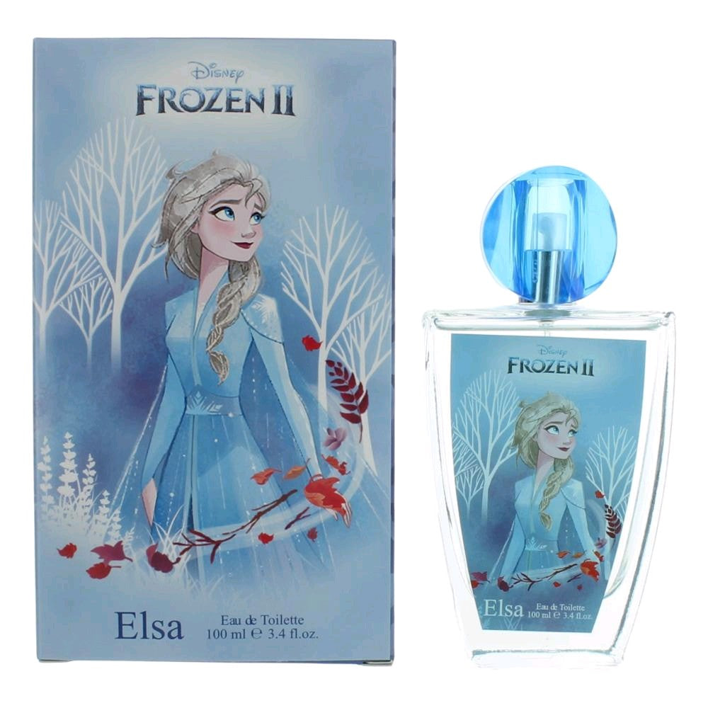 Frozen II Elsa by Disney 3.4 oz Eau de Toilette Spray for Girls