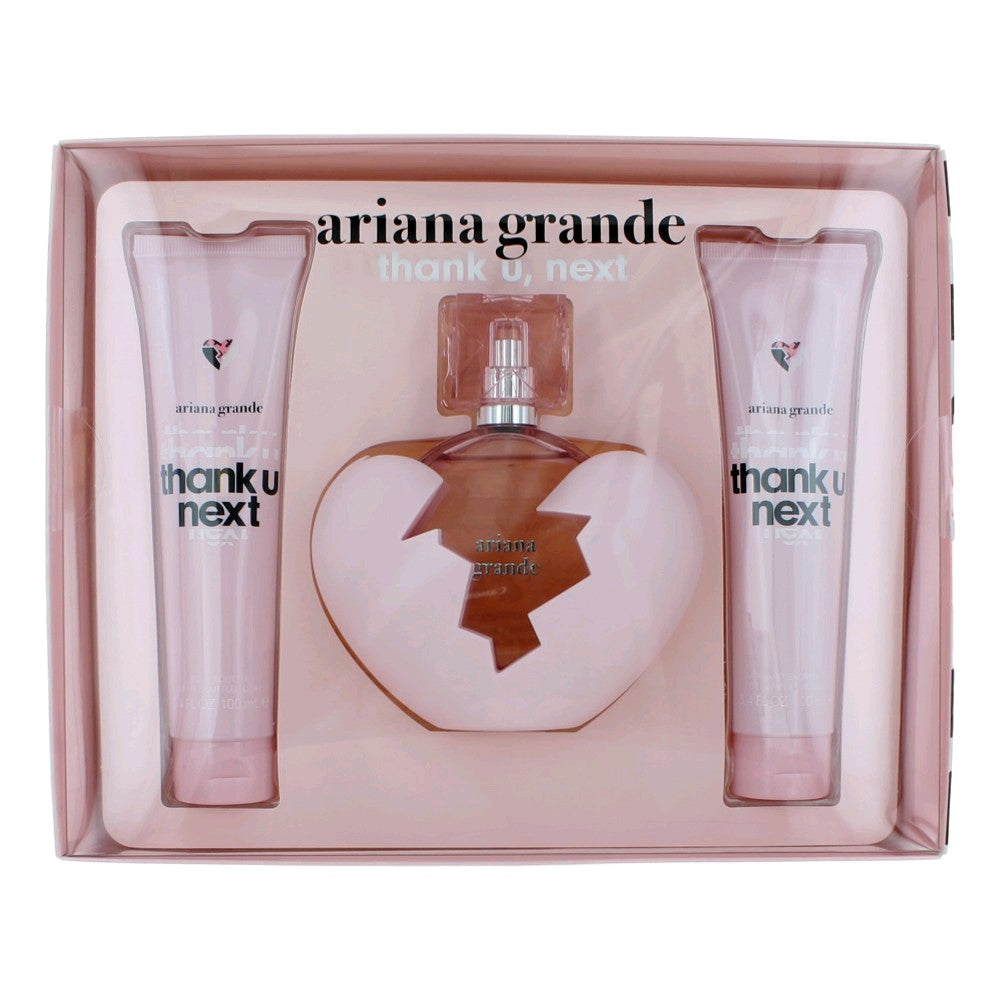 Thank U Next by Ariana Grande 3 Piece Gift Set for Women