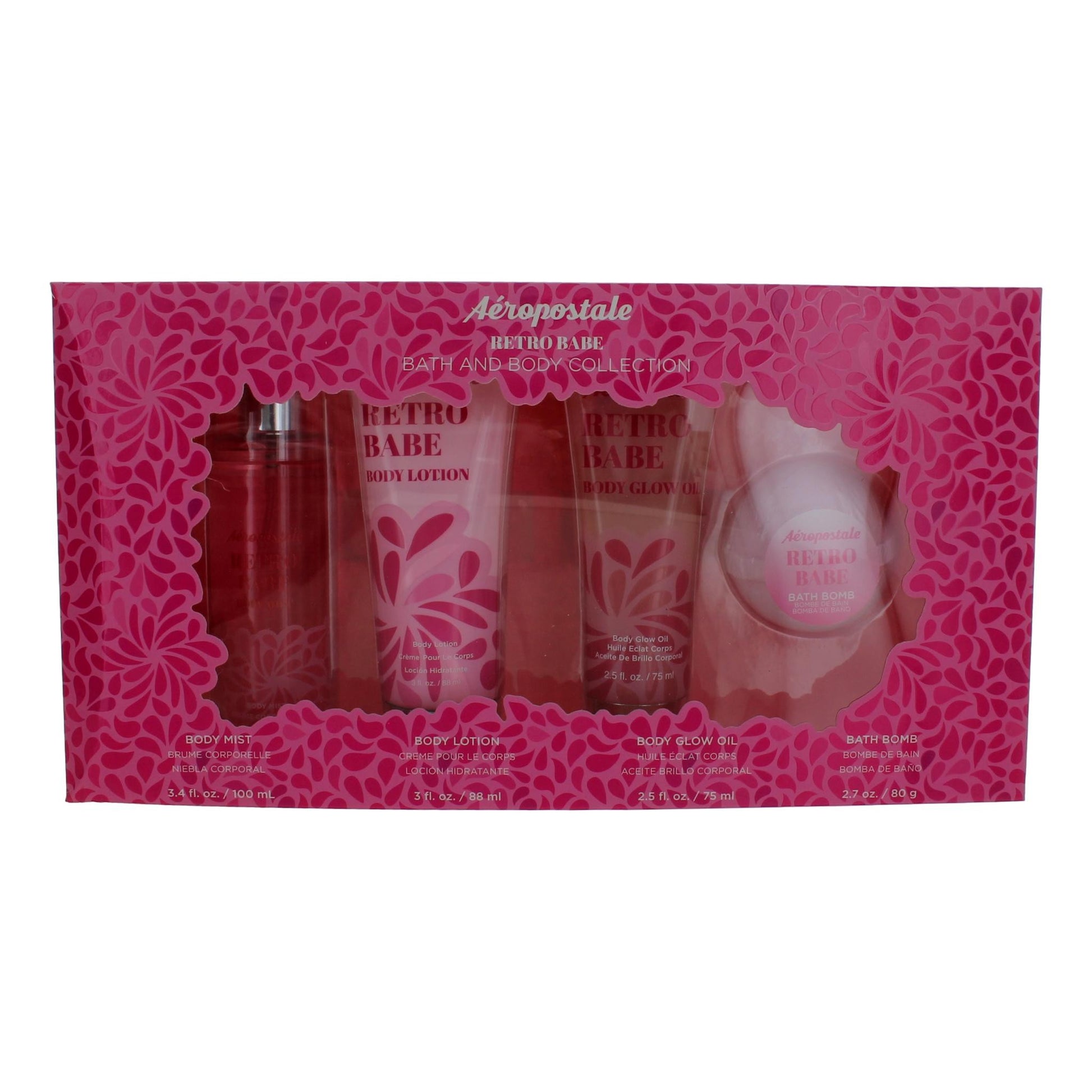 Aeropostale Retro Babe by Aeropostale 4 Piece Bath and Body Collection
