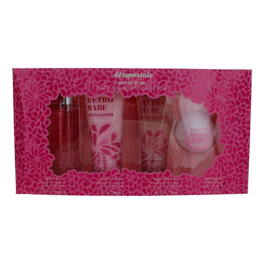 Aeropostale Retro Babe by Aeropostale 4 Piece Bath and Body Collection