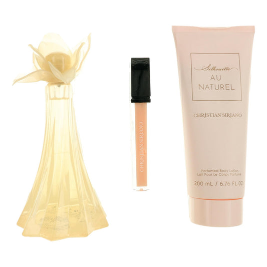 Silhouette Au Naturel by Christian Siriano 3 Piece Gift Set for Women