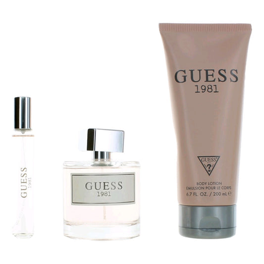 Guess 1981 by Guess 3 Piece Gift Set for Women