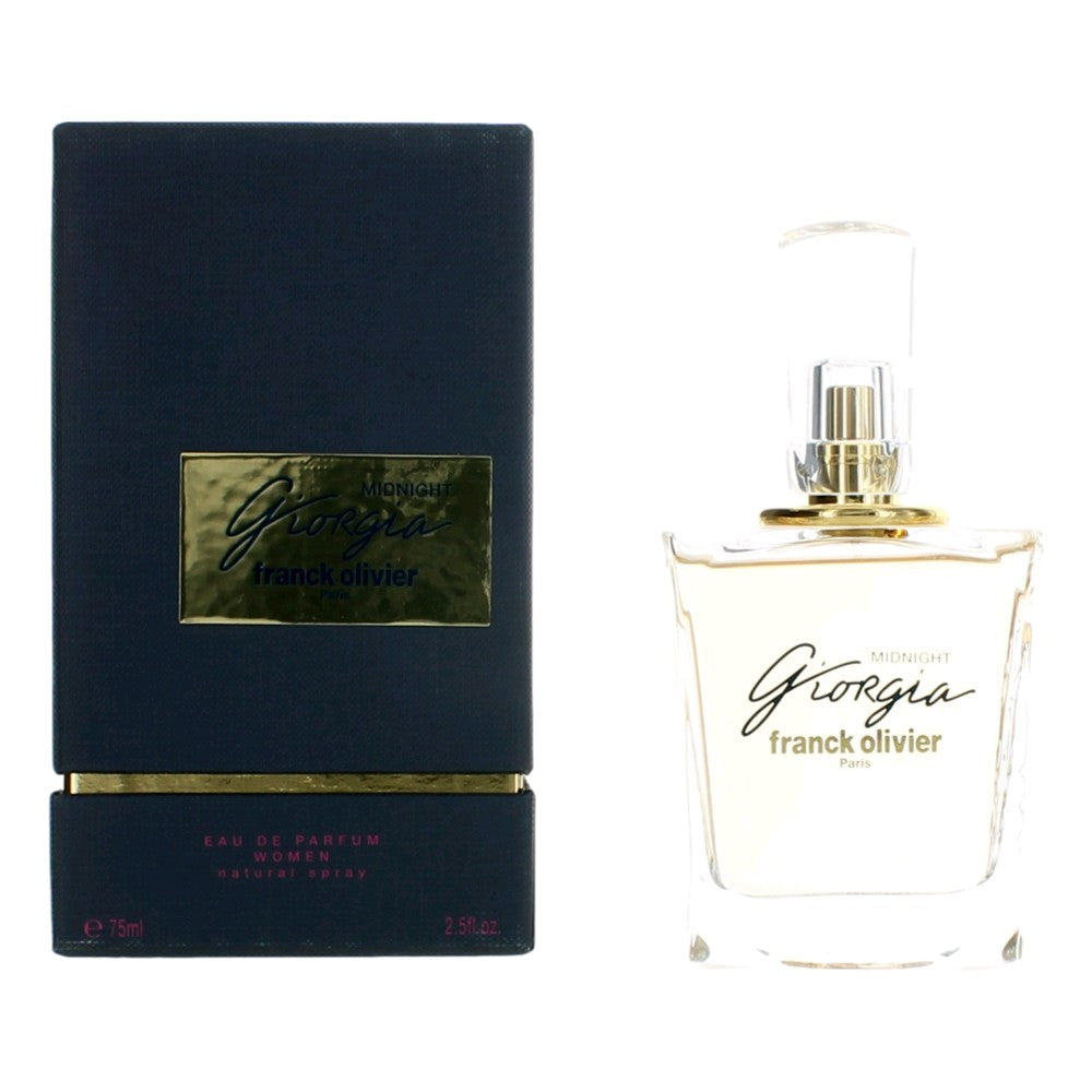 Giorgia Midnight by Franck Olivier 2.5 oz Eau de Parfum Spray Perfume for Women