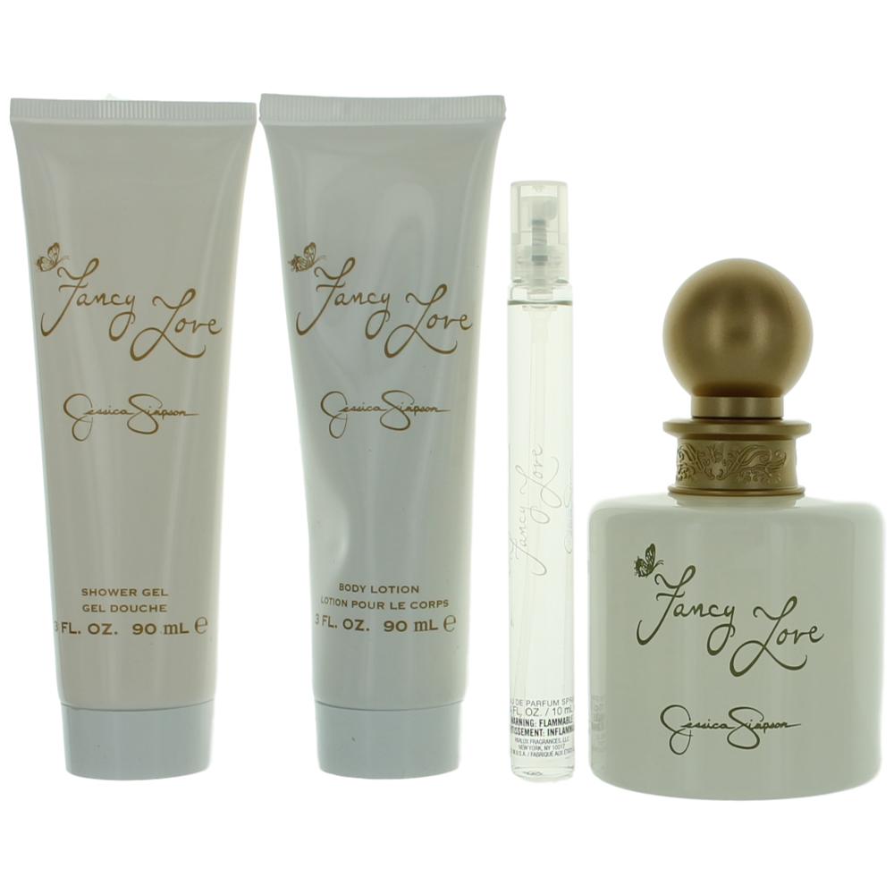 Fancy Love by Jessica Simpson 4 Piece Gift Set for Women