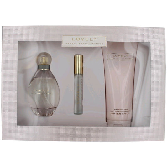 Lovely by Sarah Jessica Parker 3 Piece Gift Set Women with Rollerball