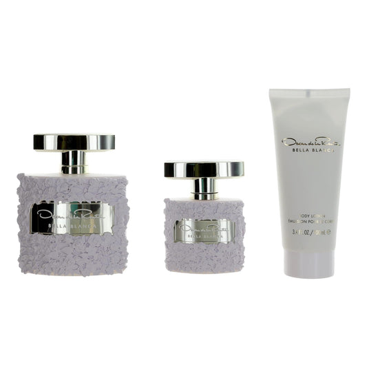 Bella Blanca by Oscar De La Renta 3 Piece Gift Set for Women