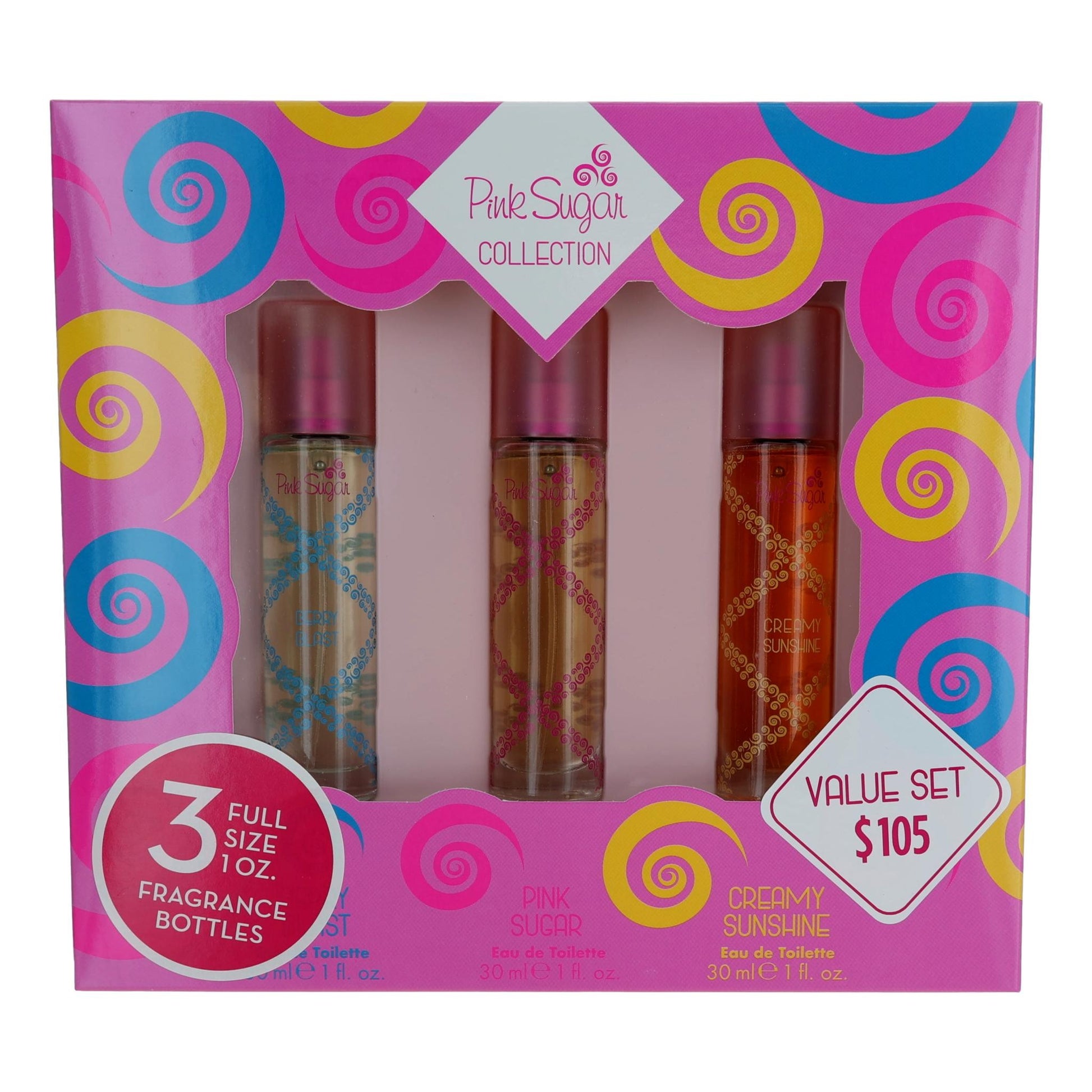 Pink Sugar by Aquolina 3 Piece Variety Set for Women