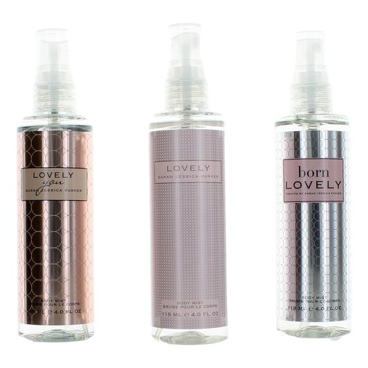 Lovely Collection by Sarah Jessica Parker 3 Piece Body Spray Set Women