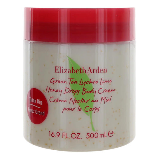 Green Tea Lychee Lime by Elizabeth Arden 16.9 oz Honey Drops Body Cream Women