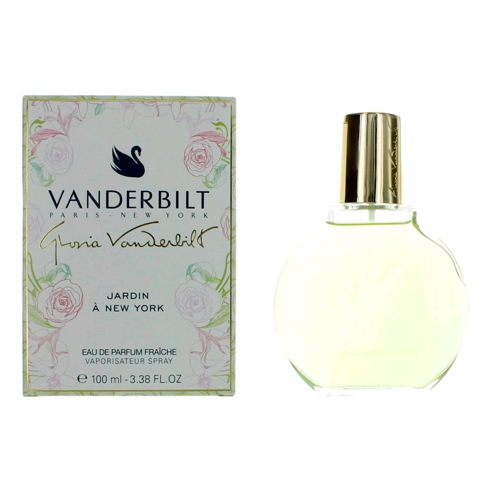 Vanderbilt Jardin A New York by Gloria Vanderbilt 3.3 oz Eau de Parfum Fraiche Spray Perfume for Women