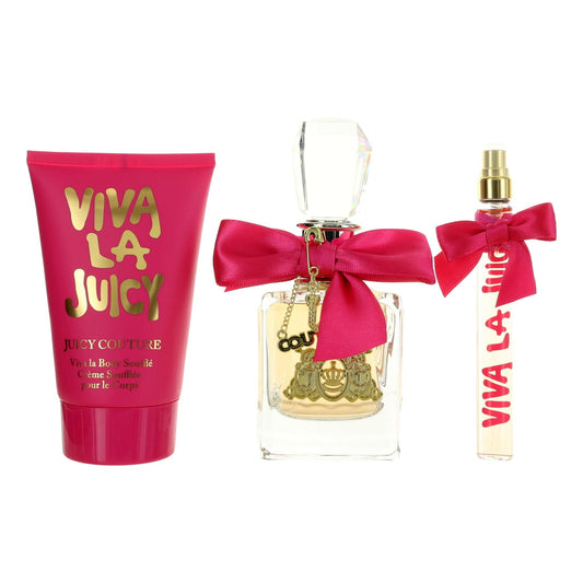 Viva La Juicy by Juicy Couture 3 Piece Gift Set for Women
