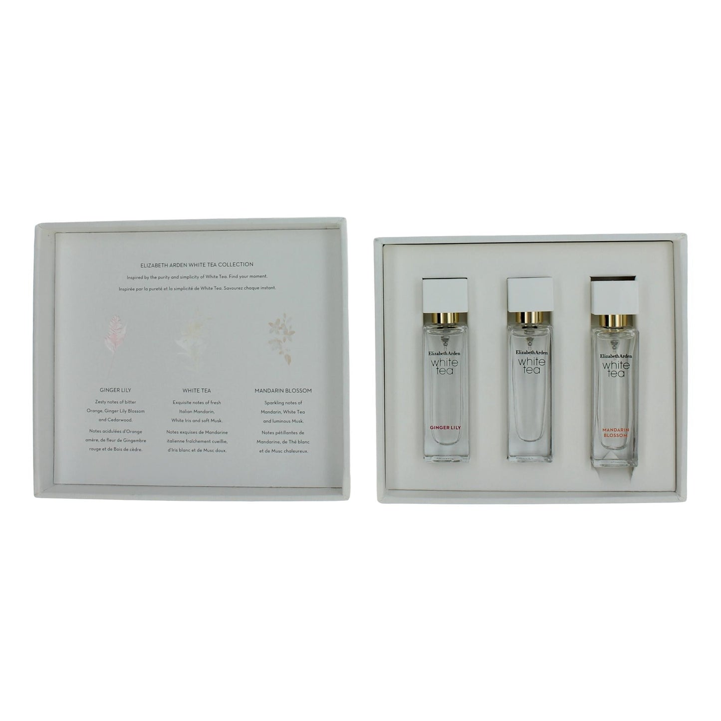 White Tea by Elizabeth Arden 3 Piece Variety Gift Set for Women