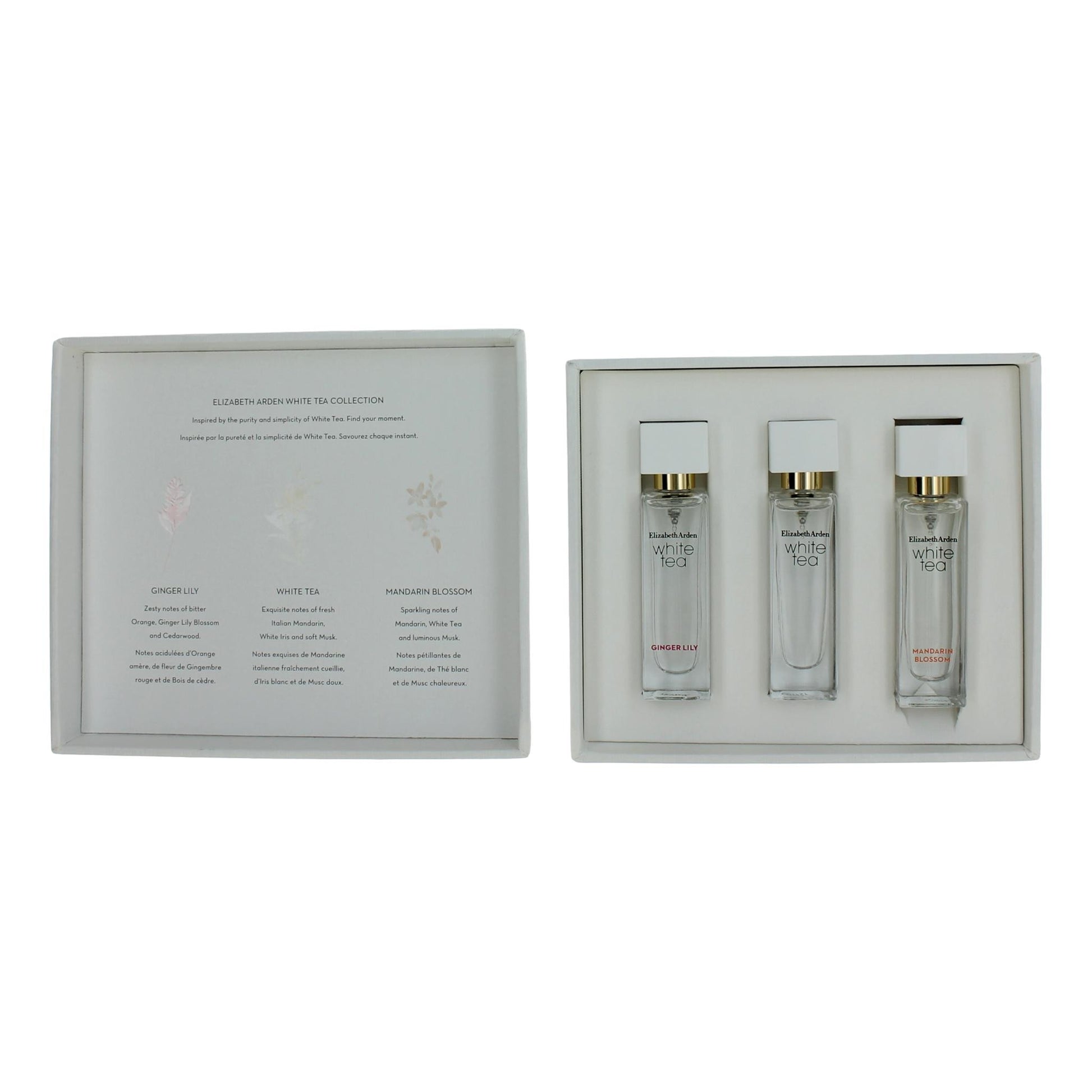White Tea by Elizabeth Arden 3 Piece Variety Gift Set for Women