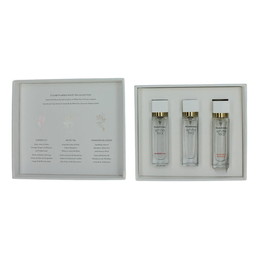 White Tea by Elizabeth Arden 3 Piece Variety Gift Set for Women