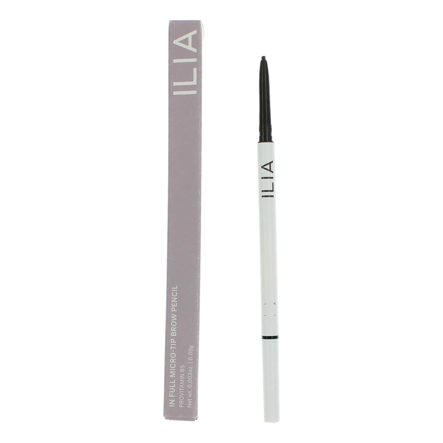 ILIA In Full Micro-Tip Brow Pencil by ILIA .003 oz Eyebrow Pencil- Soft Black