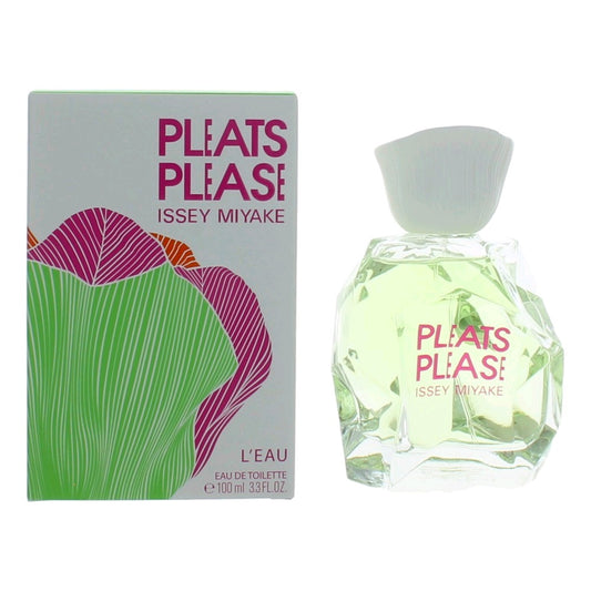 Pleats Please L'eau by Issey Miyake 3.4 oz Eau de Toilette Spray Perfume for Women