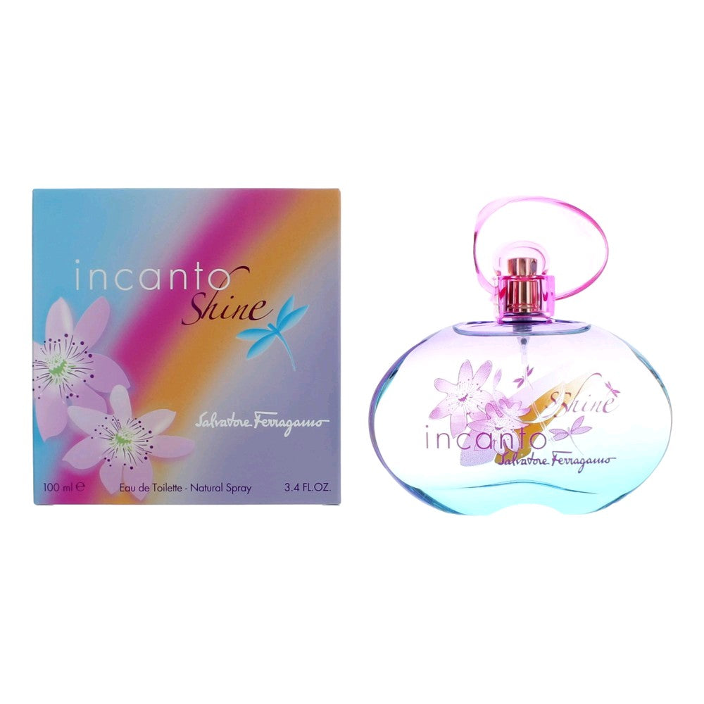 Incanto Shine by Salvatore Ferragamo 3.4 oz Eau de Toilette Spray Perfume for Women