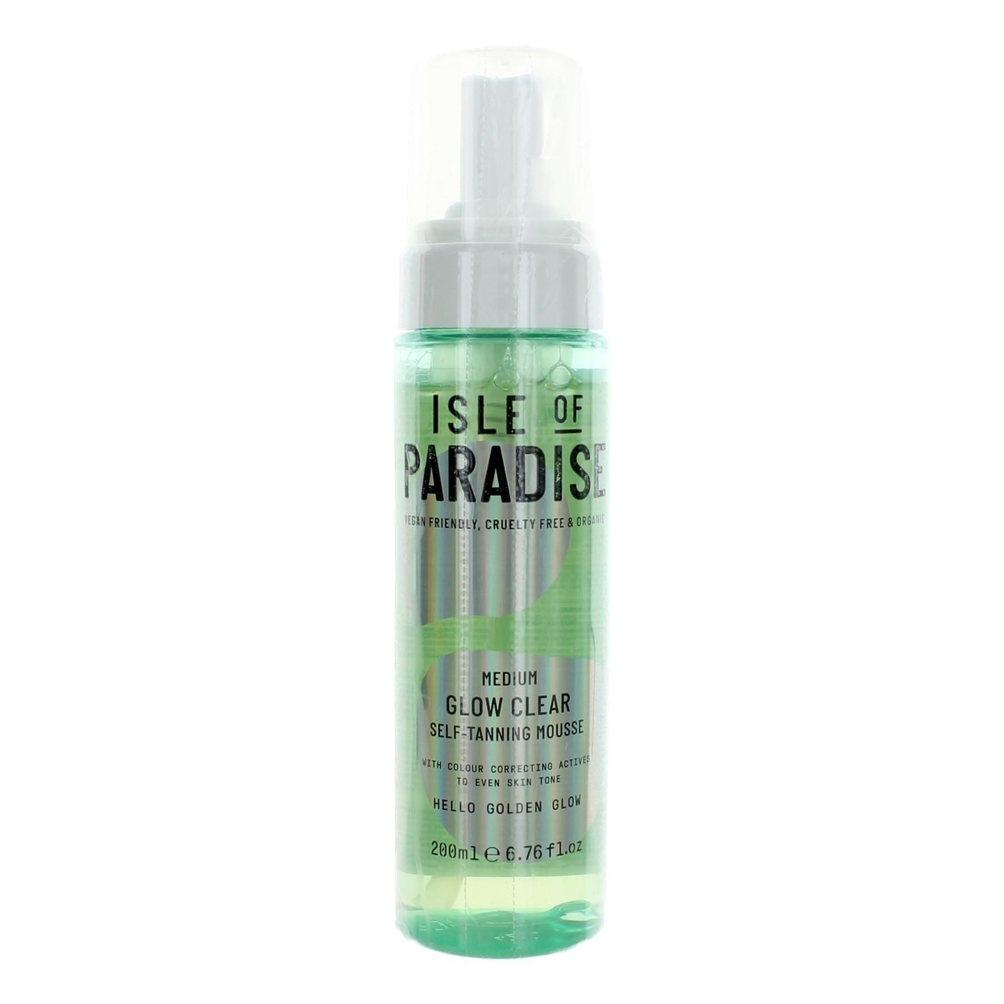 Isle of Paradise Glow Clear 6.76 oz Self Tanning Mousse - Medium