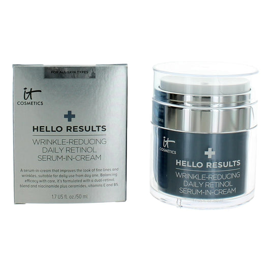 It Cosmetics Hello Results 1.7 oz Wrinkle Reducing Daily Retinol Serum in Cream