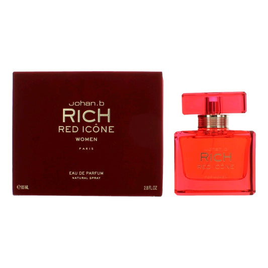 Rich Icone Red by Johan B 2.8 oz Eau de Parfum Spray Perfume for Women
