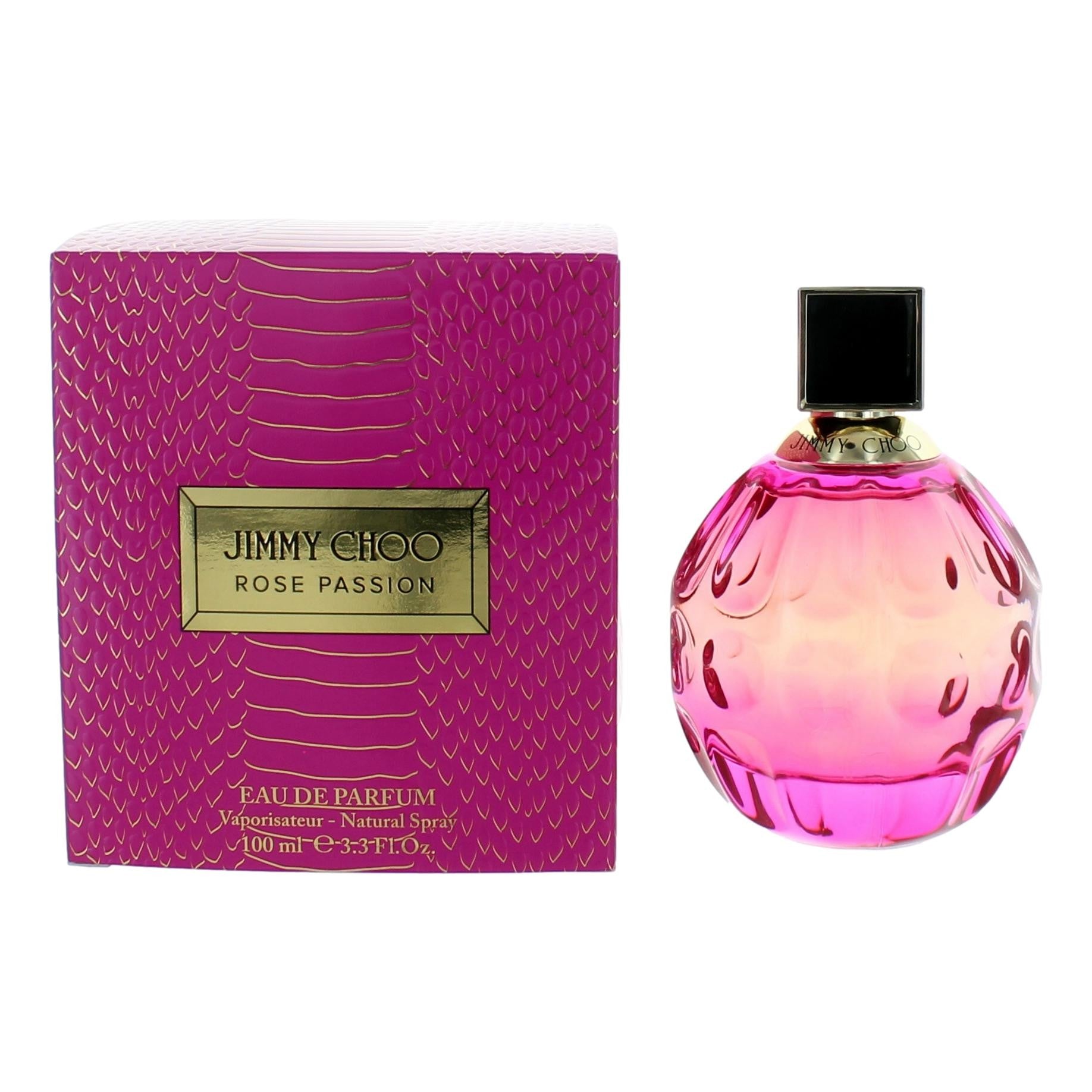 Jimmy Choo Rose Passion by Jimmy Choo 3.3 oz Eau de Parfum Spray Perfume for Women