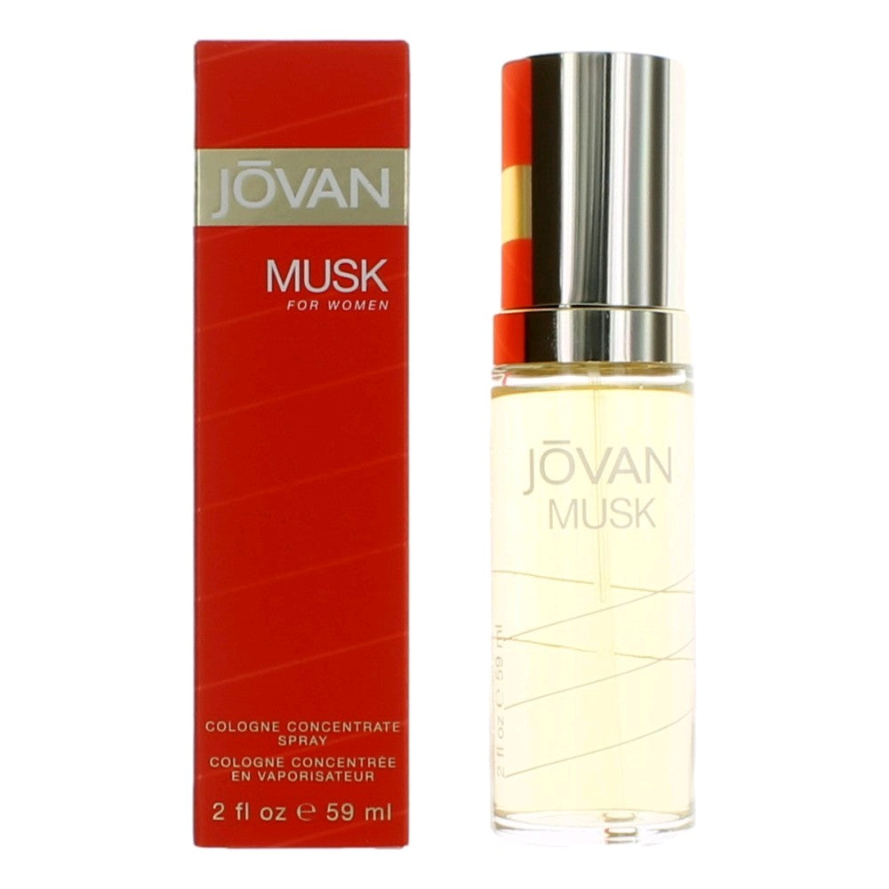 Jovan Musk by Coty 2 oz Cologne Concentrate Spray Perfume for Women