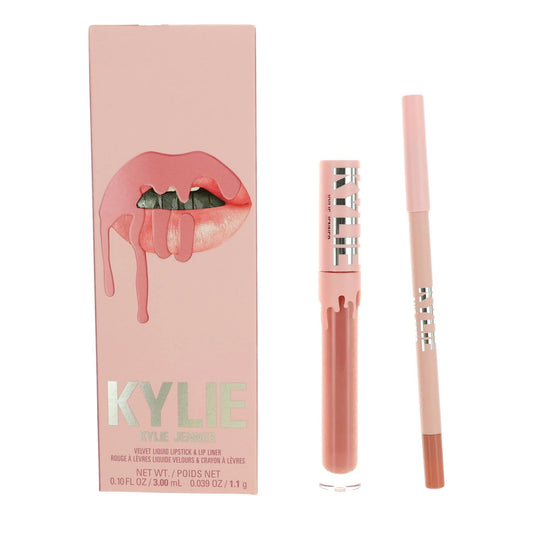 Kylie Matte Velvet Lipstick & Lip Liner by Kylie Jenner Lip Kit - Charm