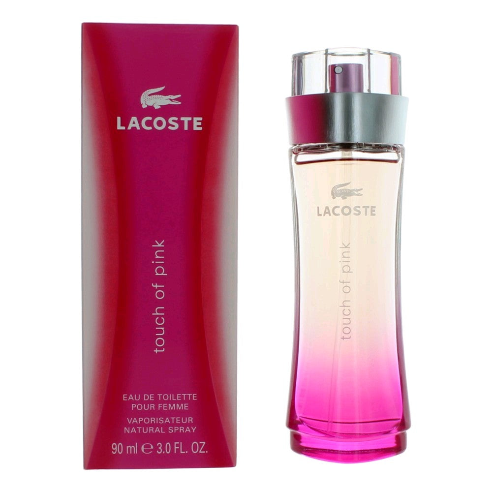 Lacoste Touch of Pink by Lacoste 3 oz Eau de Toilette Spray Perfume for Women