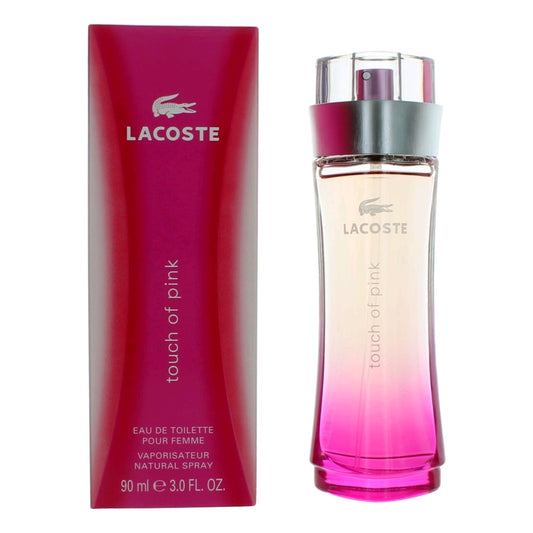 Lacoste Touch of Pink by Lacoste 3 oz Eau de Toilette Spray Perfume for Women