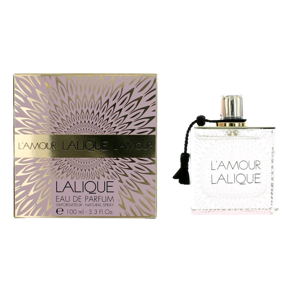 L'Amour by Lalique 3.3 oz Eau de Parfum Spray Perfume for Women