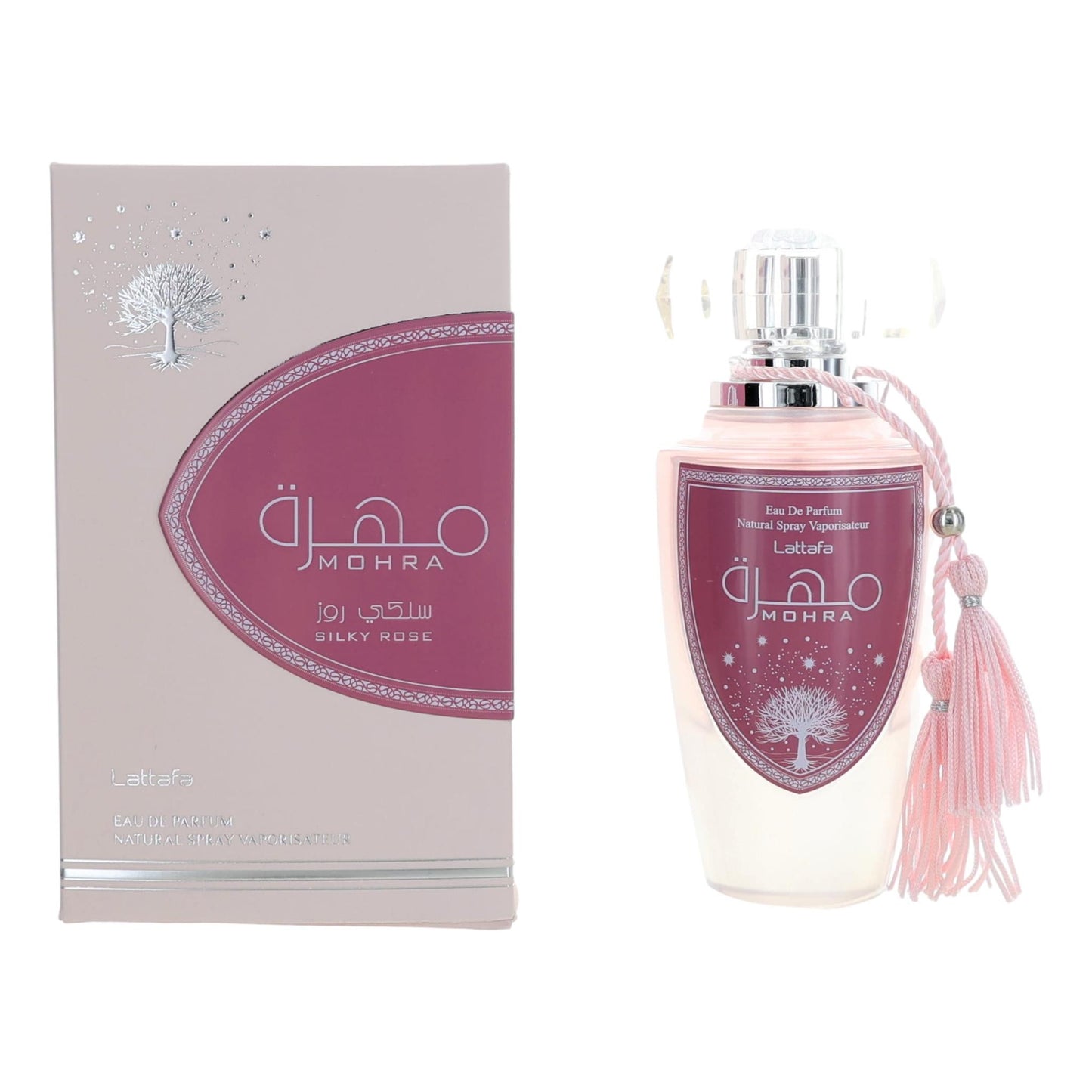 Mohra Silky Rose by Lattafa 3.4 oz Eau de Parfum Spray Perfume for Women