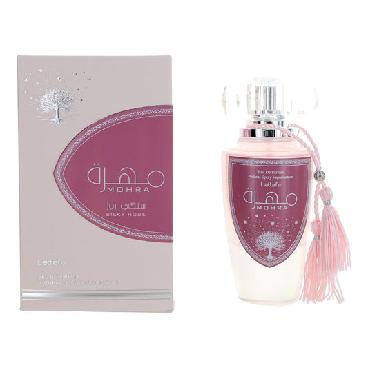 Mohra Silky Rose by Lattafa 3.4 oz Eau de Parfum Spray Perfume for Women