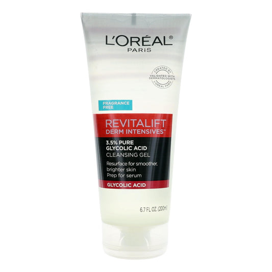 L'Oreal Revitalift Derm Intensives 6.7 oz 3.5% Pure Glycolic Acid Cleansing Gel