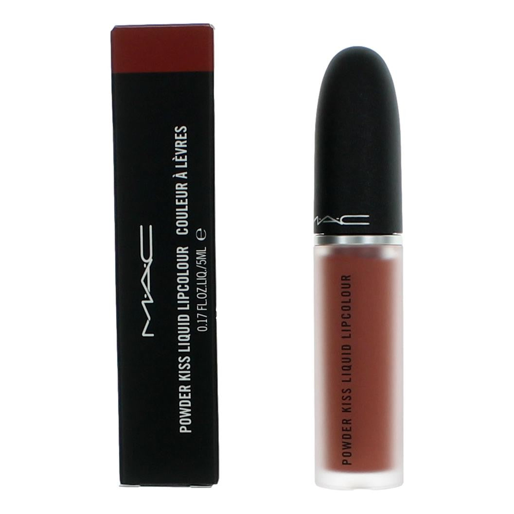 MAC Powder Kiss Liquid Lipcolor by MAC .17 oz Lipstick- 989 Mull It Over