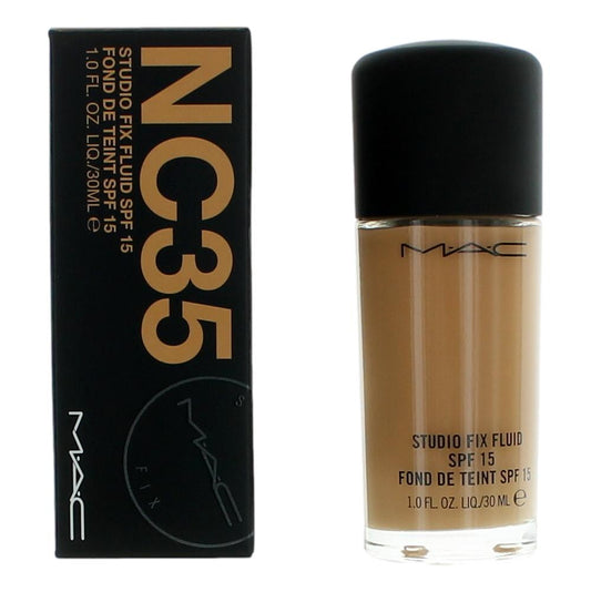 MAC Studio Fix Fluid by MAC 1 oz Foundation SPF15- NC35