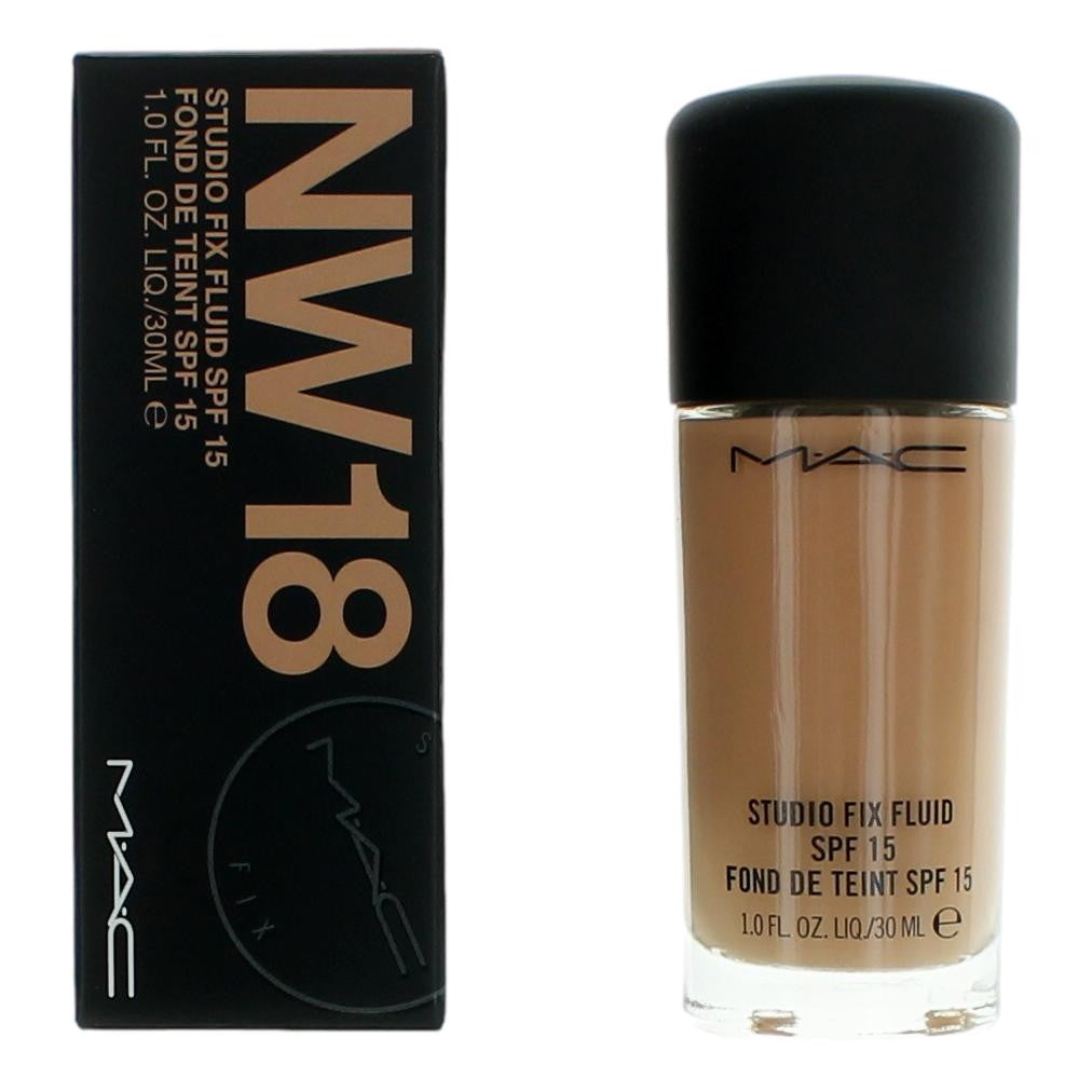 MAC Studio Fix Fluid by MAC 1 oz Foundation SPF15- NW18