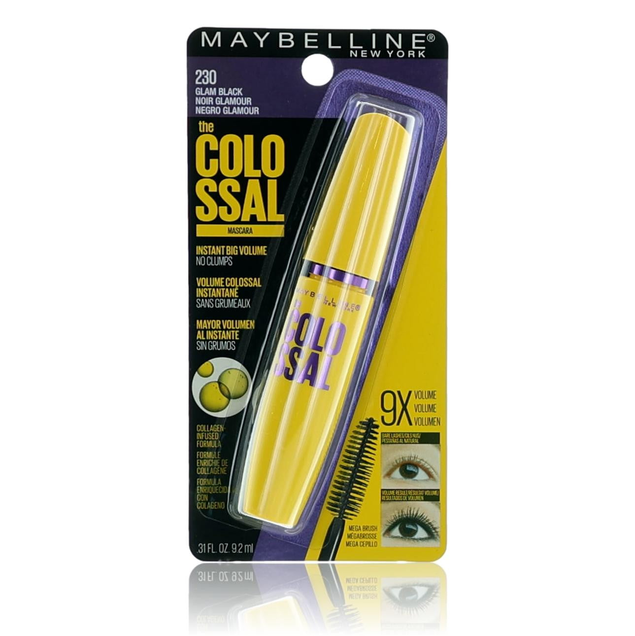 Maybelline The Colossal Mascara by Maybelline 0.31 oz Mascara - 230 Glam Black