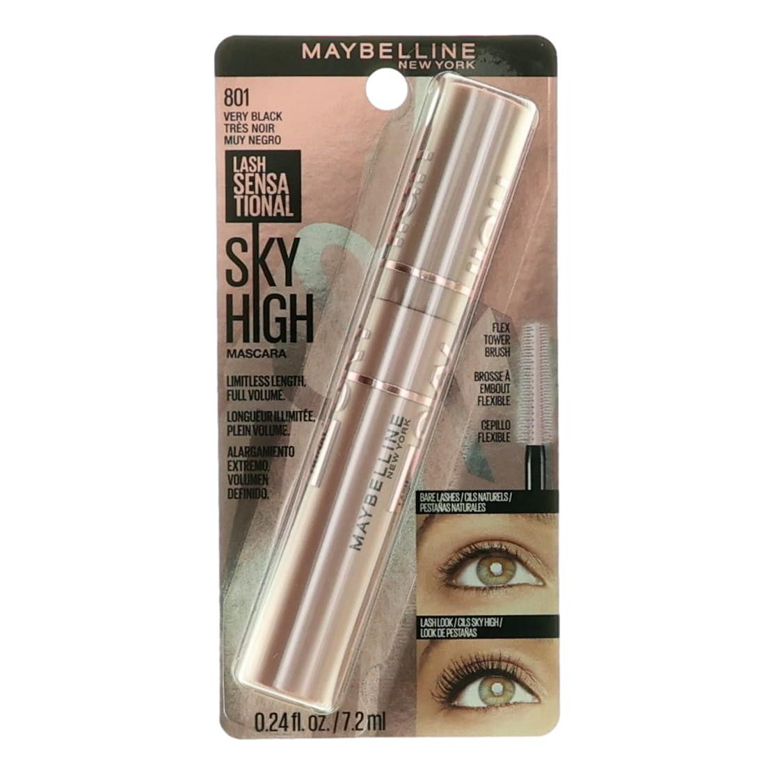 Maybelline Lash Sensational Sky High 0.24 oz Mascara - 801 Very Black