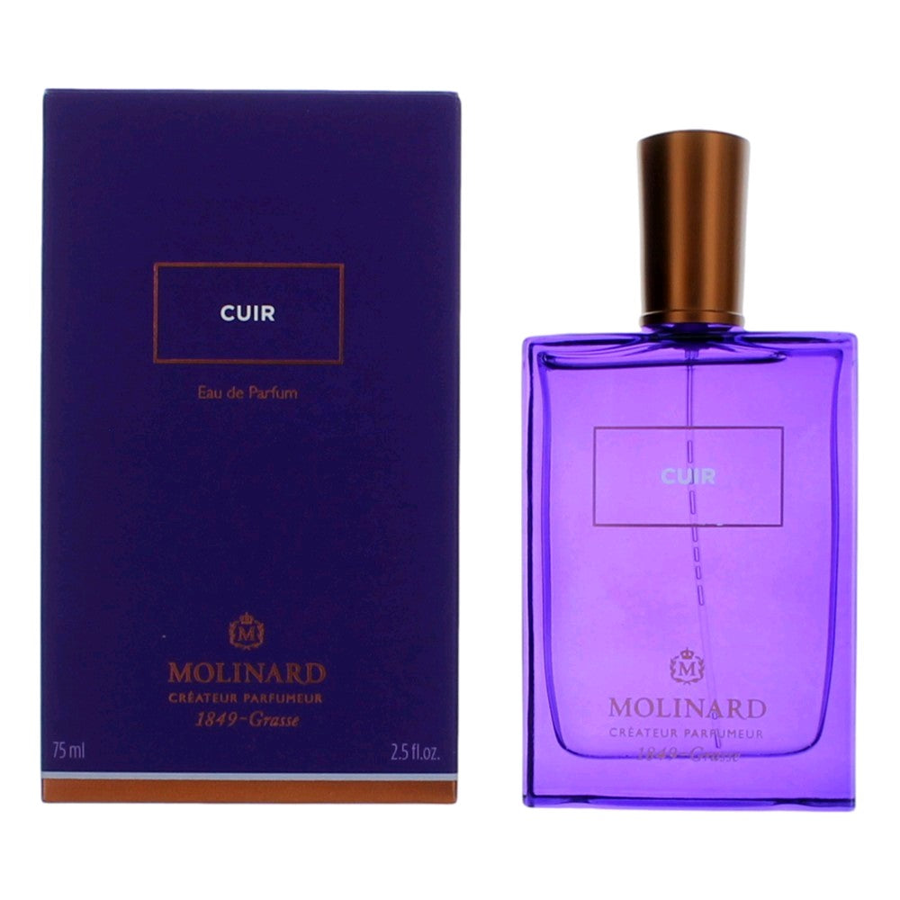 Cuir by Molinard 2.5 oz Eau de Parfum Spray Perfume for Women
