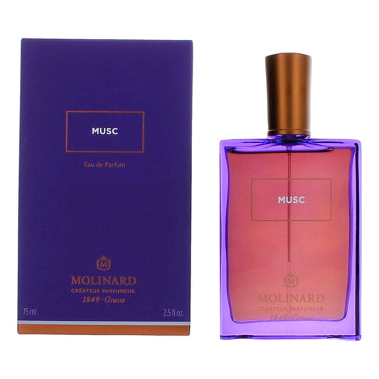 Musc by Molinard 2.5 oz Eau de Parfum Spray Perfume for Women